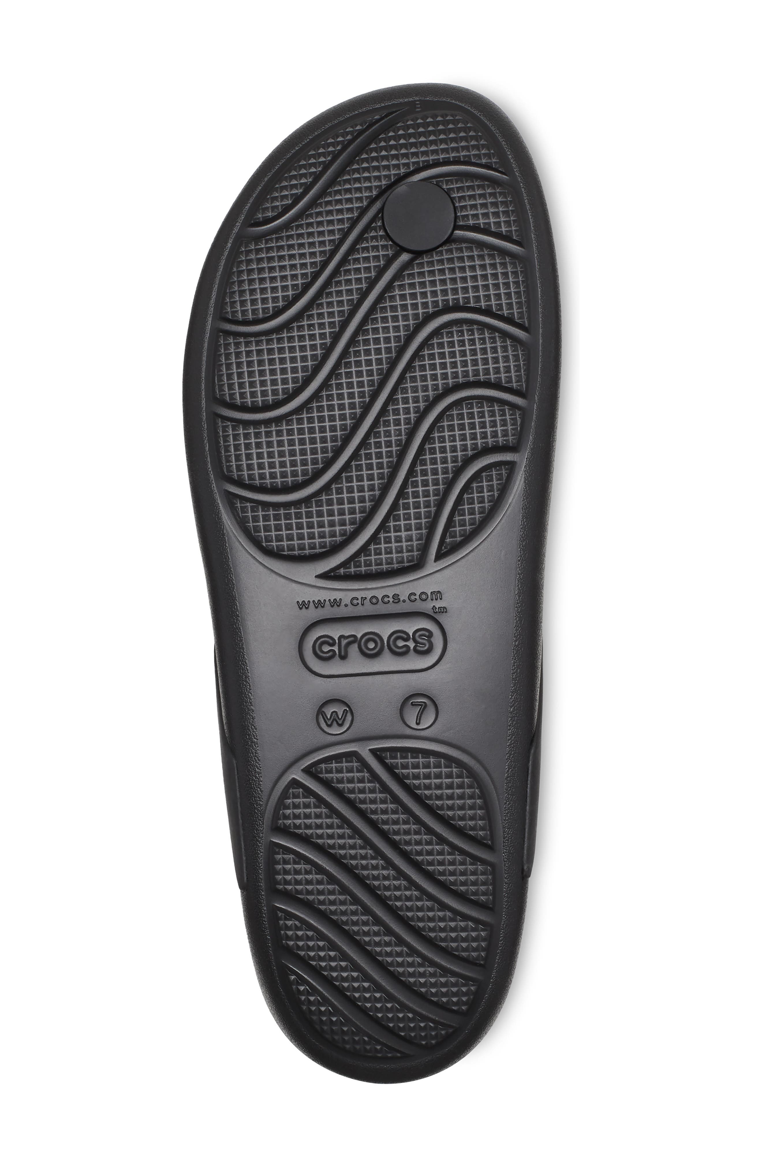 Splash Flip Flop, Alternate, color, BLACK
