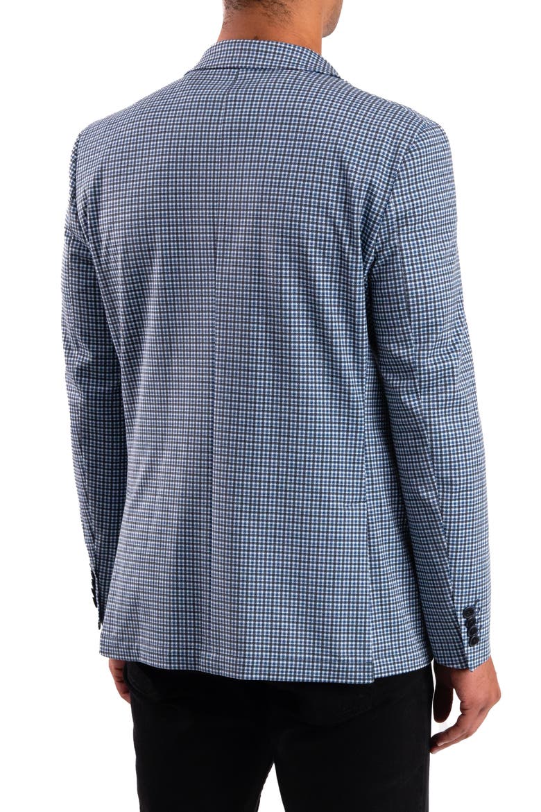 Navy Check Knit Sport Coat, Alternate, color, NAVY