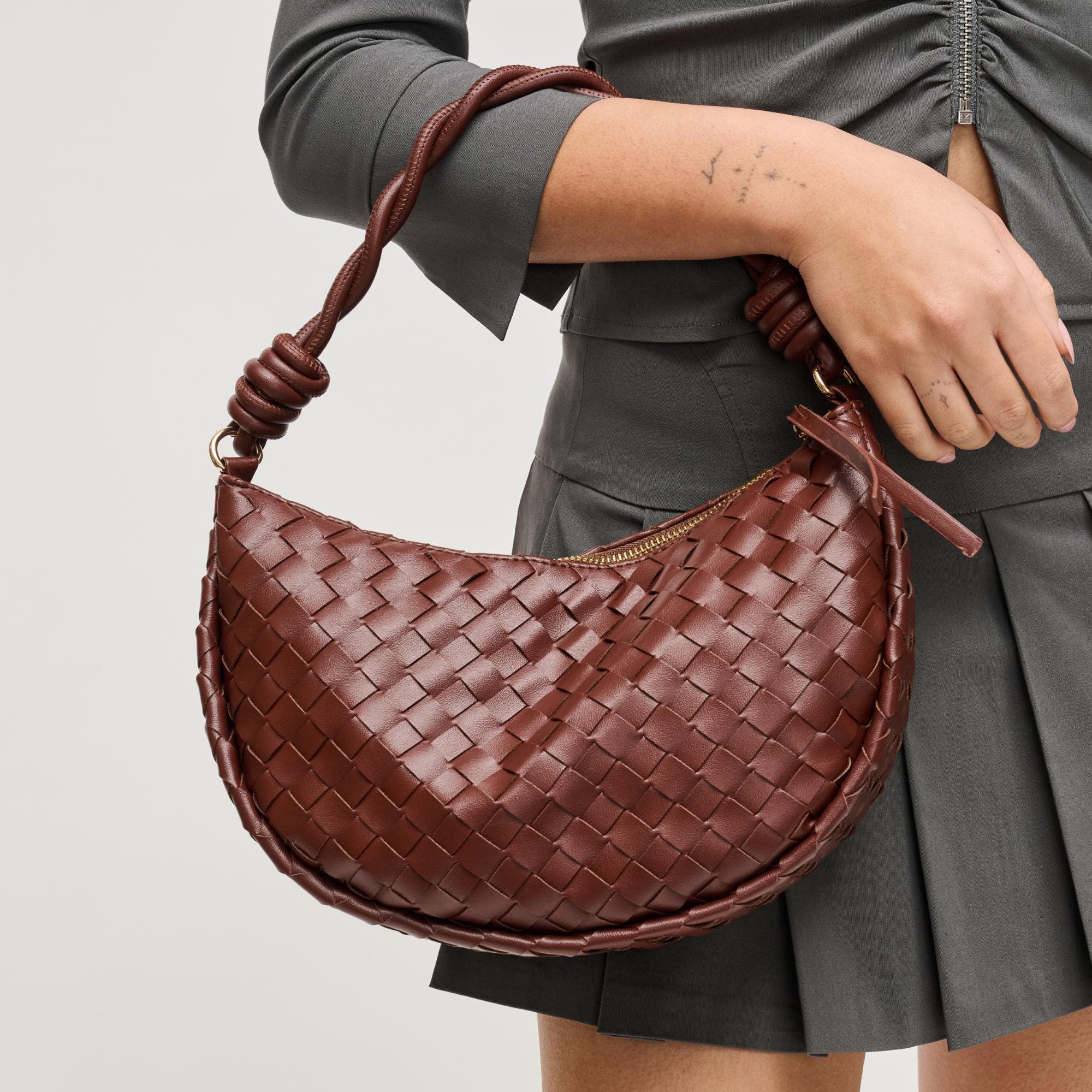 Violet Hobo, Main, color, Chocolate