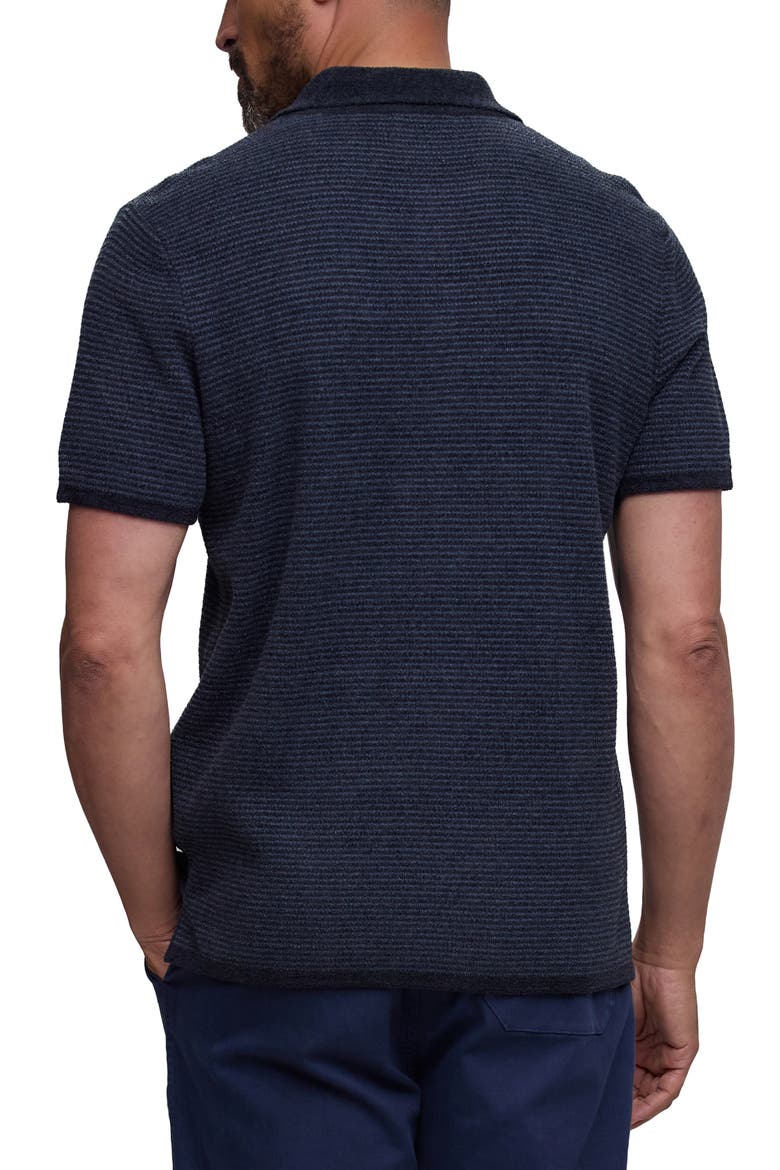 CozyChic Ultra Lite Short Sleeve Polo, Alternate, color, INDIGO-BLACK