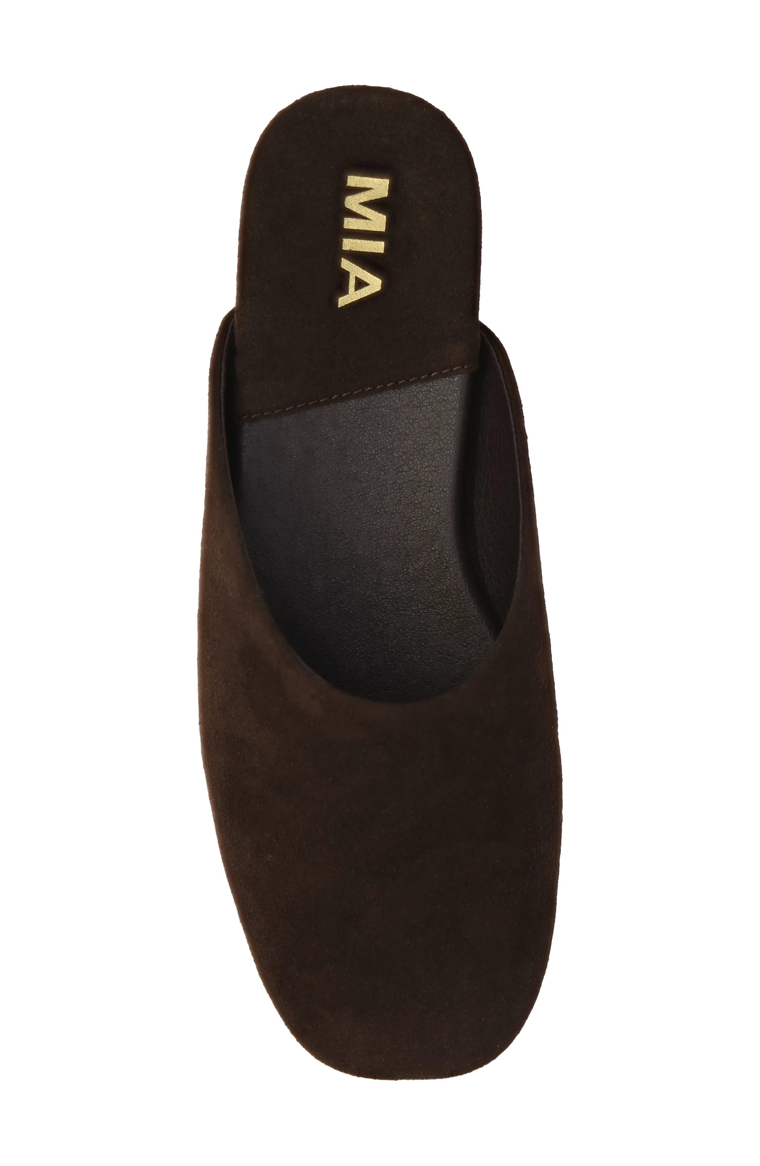 Ziva Square Toe Mule, Alternate, color, ESPRESSO