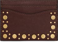 Rebecca Minkoff Noemie Stud Leather Card Case