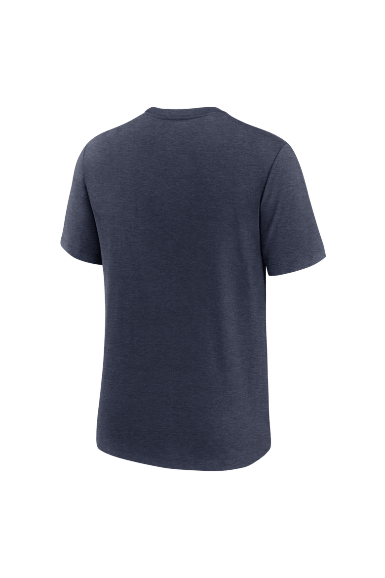 Men's Nike Heather Navy Korea Baseball 2026 World Baseball Classic Stacked Tri-Blend T-Shirt, Alternate, color, Heather Navy
