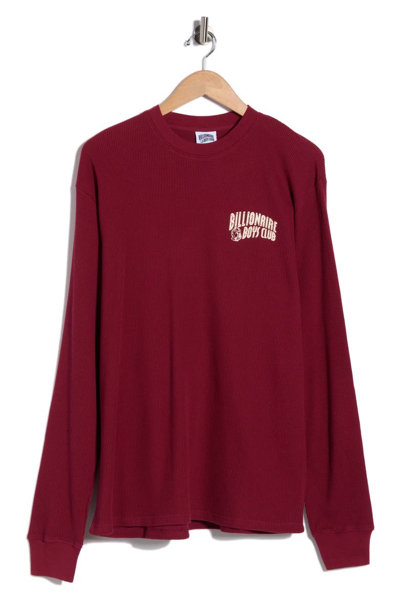 Thermal Knit Sweatshirt, Alternate, color, RHODODENDRON