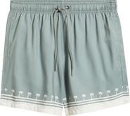 Boardies Palm Tree Print Swim Trunks