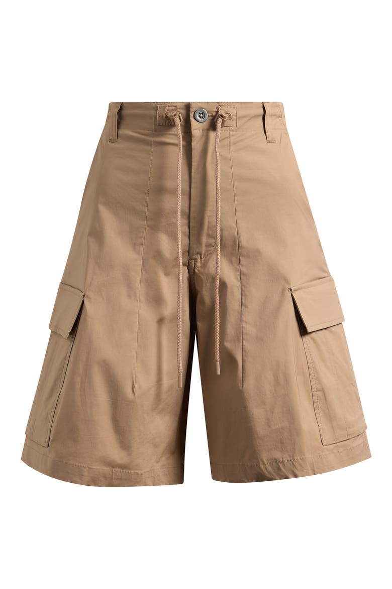 Swiss Cotton Cargo Shorts, Alternate, color, DESERT