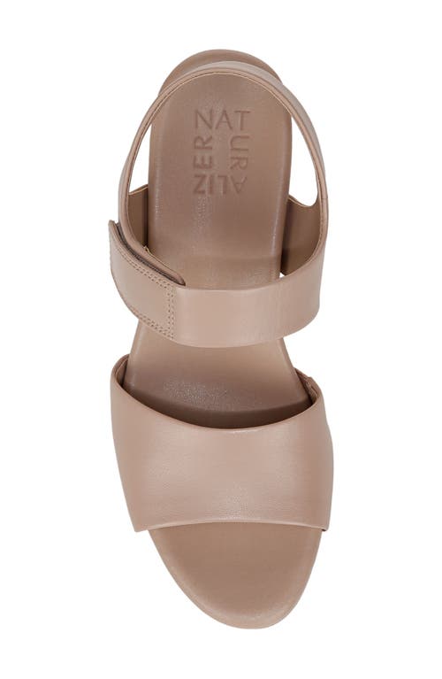 Naturalizer Imani Slingback Platform Wedge Sandal In Vintage Mauve