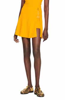 SANDRO Bussy Rib Miniskirt