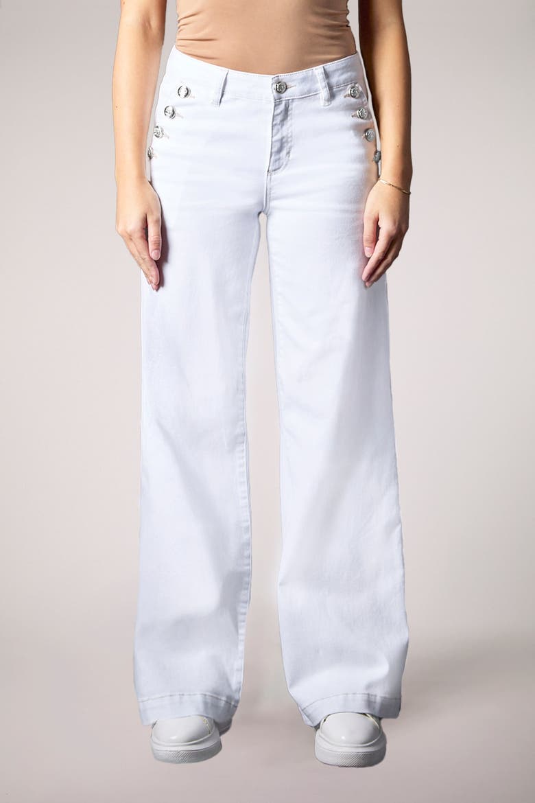 Ariana Mid Rise Wide Leg Jeans (Women) | Nordstrom