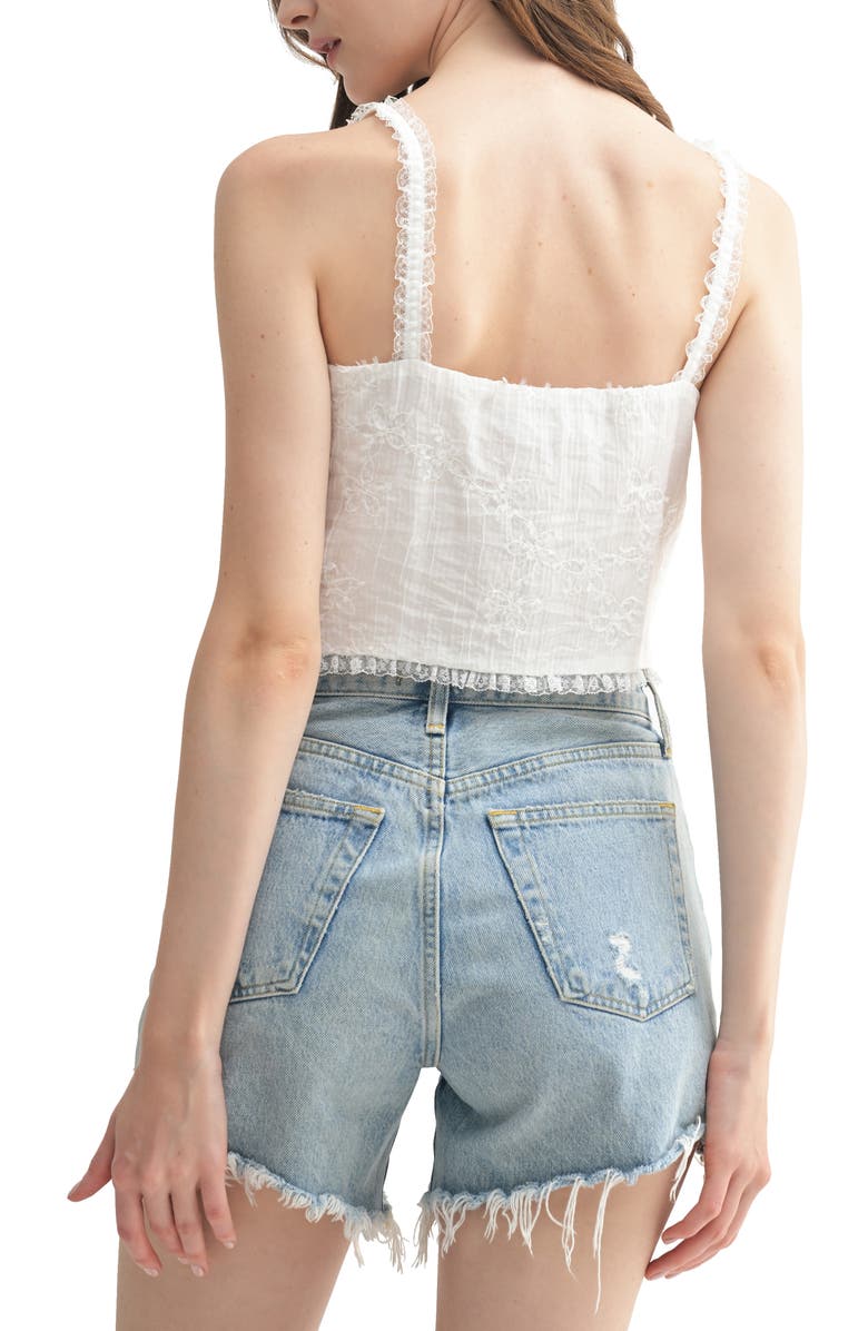 All in Favor Split Front Camisole, Alternate, color, Off White