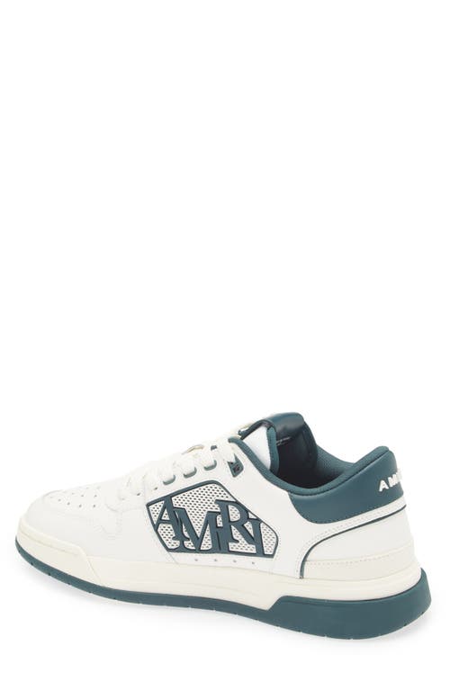 Amiri Classic Logo Low Top Sneaker In Evergreen