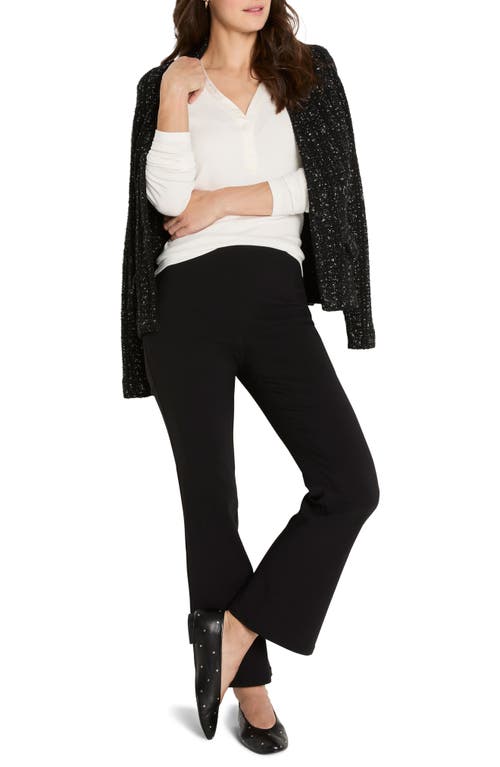 Nic + Zoe Nic+zoe Metallic Grid Knit Jacket In Black