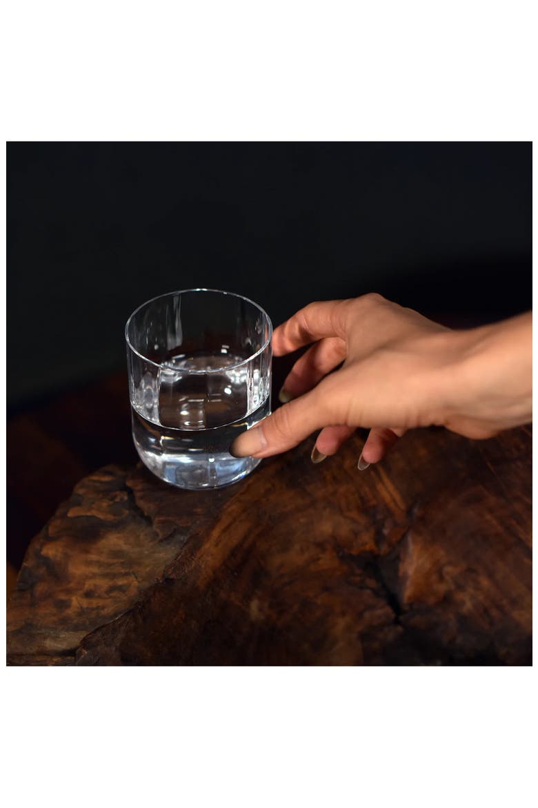 Jazz 11.75 oz. On The Rock Tumbler Glasses, Set of 4, Alternate, color, CLEAR