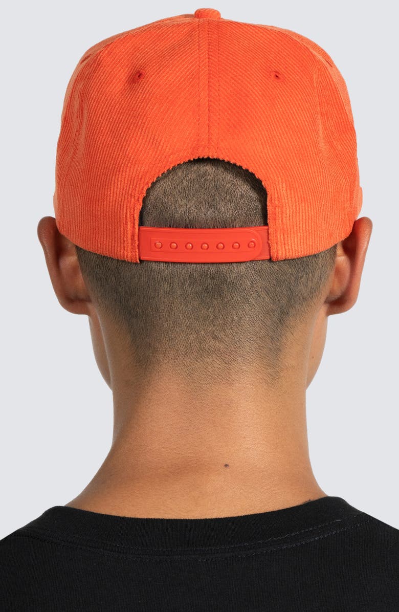 PLEASURES Onyx Corduroy Snapback Baseball Cap, Alternate, color, 