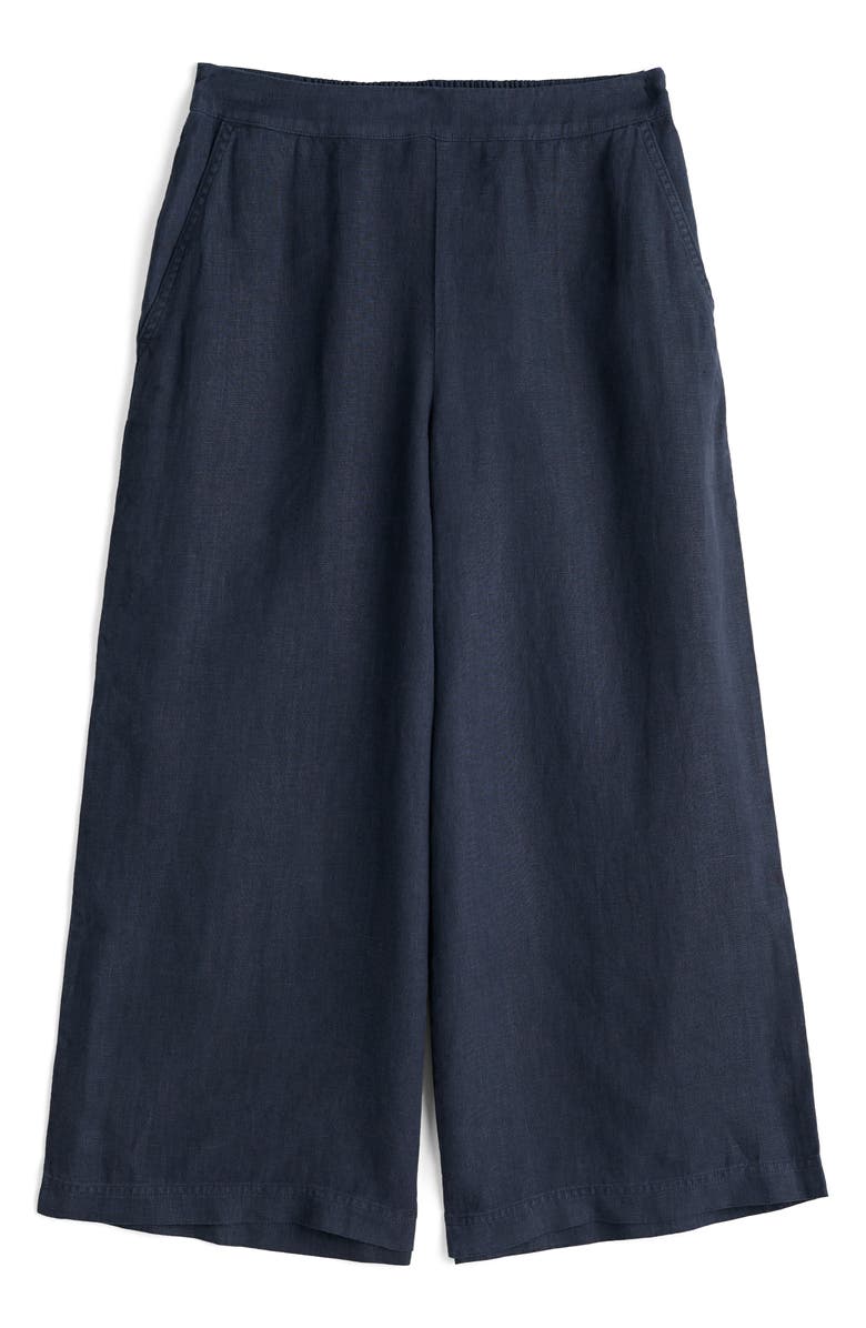Seasalt Cornwall Merrivale Linen Culottes, Alternate, color, Maritime