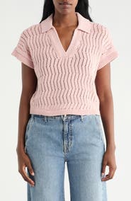 CYRUS V-Neck Polo Sweater