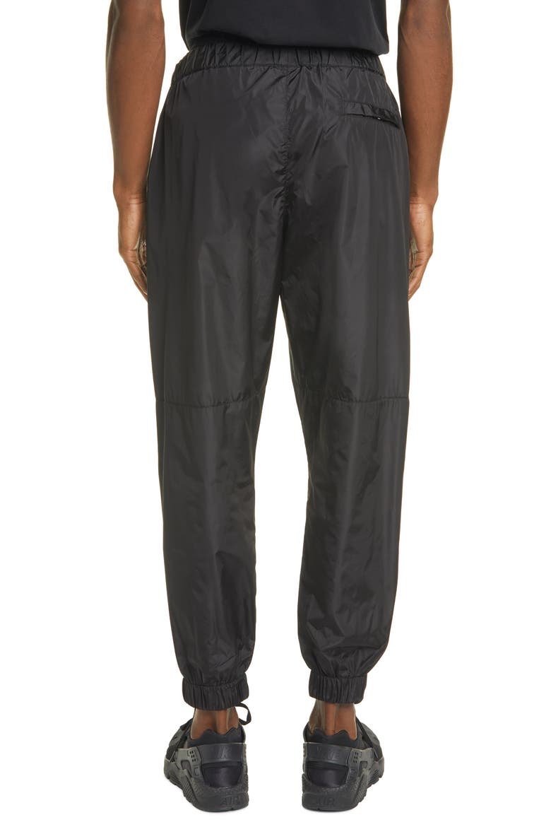 County Tape Jogging Pants, Alternate, color, BLACK WHITE
