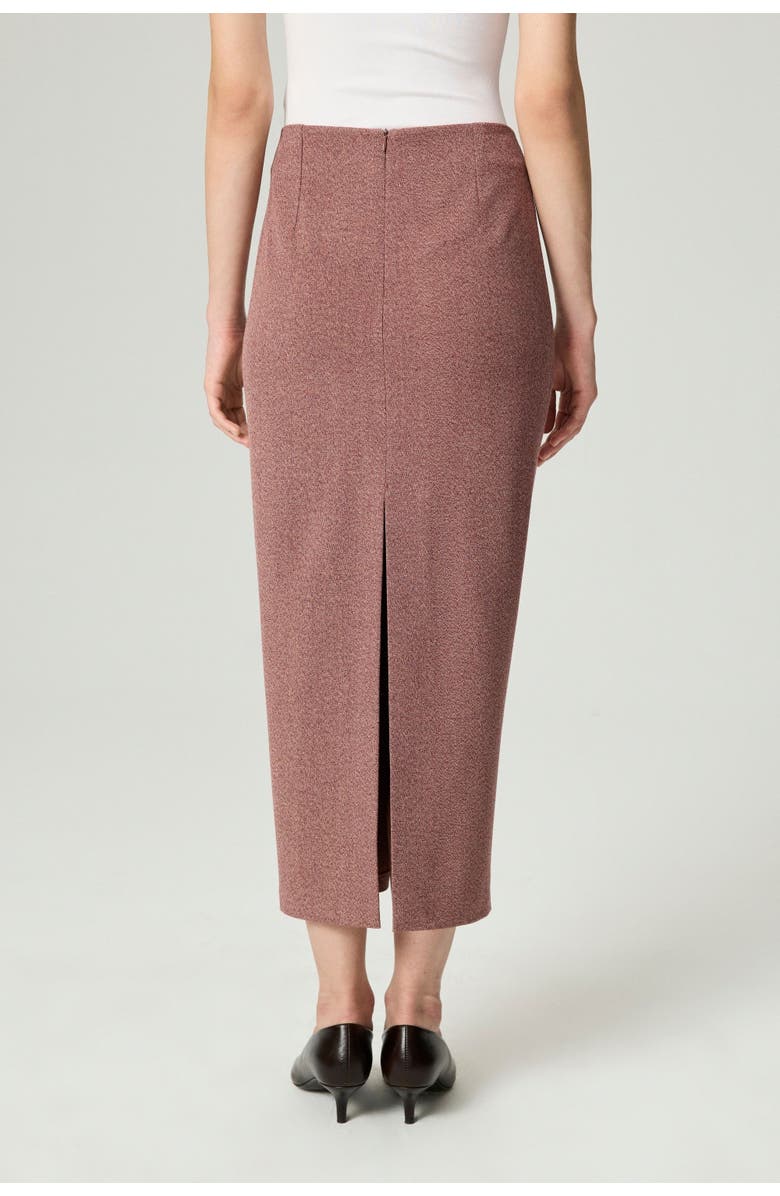 Nocturne Slit Detail Tailored Maxi Skirt, Alternate, color, Burgundy
