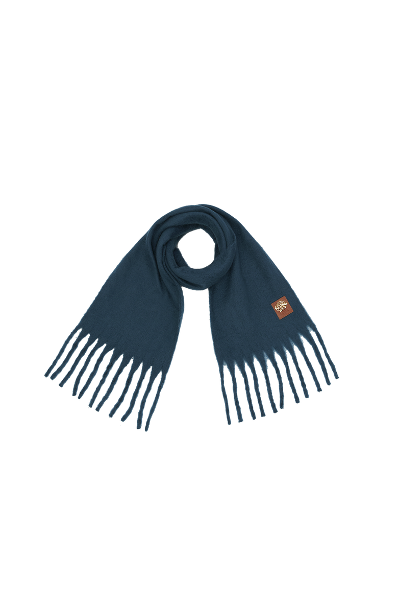 Cosy Teal Boucle Scarf, Main, color, Teal