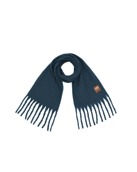 Cosy Teal Boucle Scarf