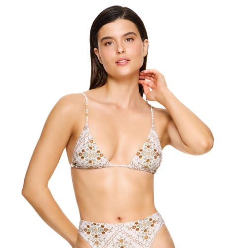 Love Notes Reversible Triangle Bikini Top Swimsuit