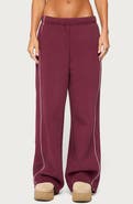 EDIKTED Autumn Wide Leg Sweatpants