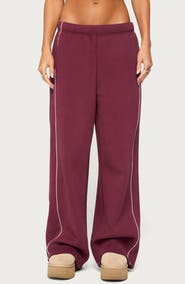 EDIKTED Autumn Wide Leg Sweatpants