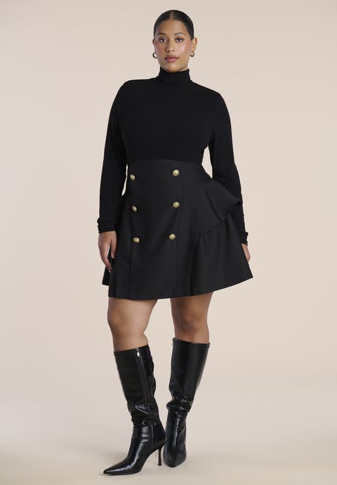 Military Mini Skirt