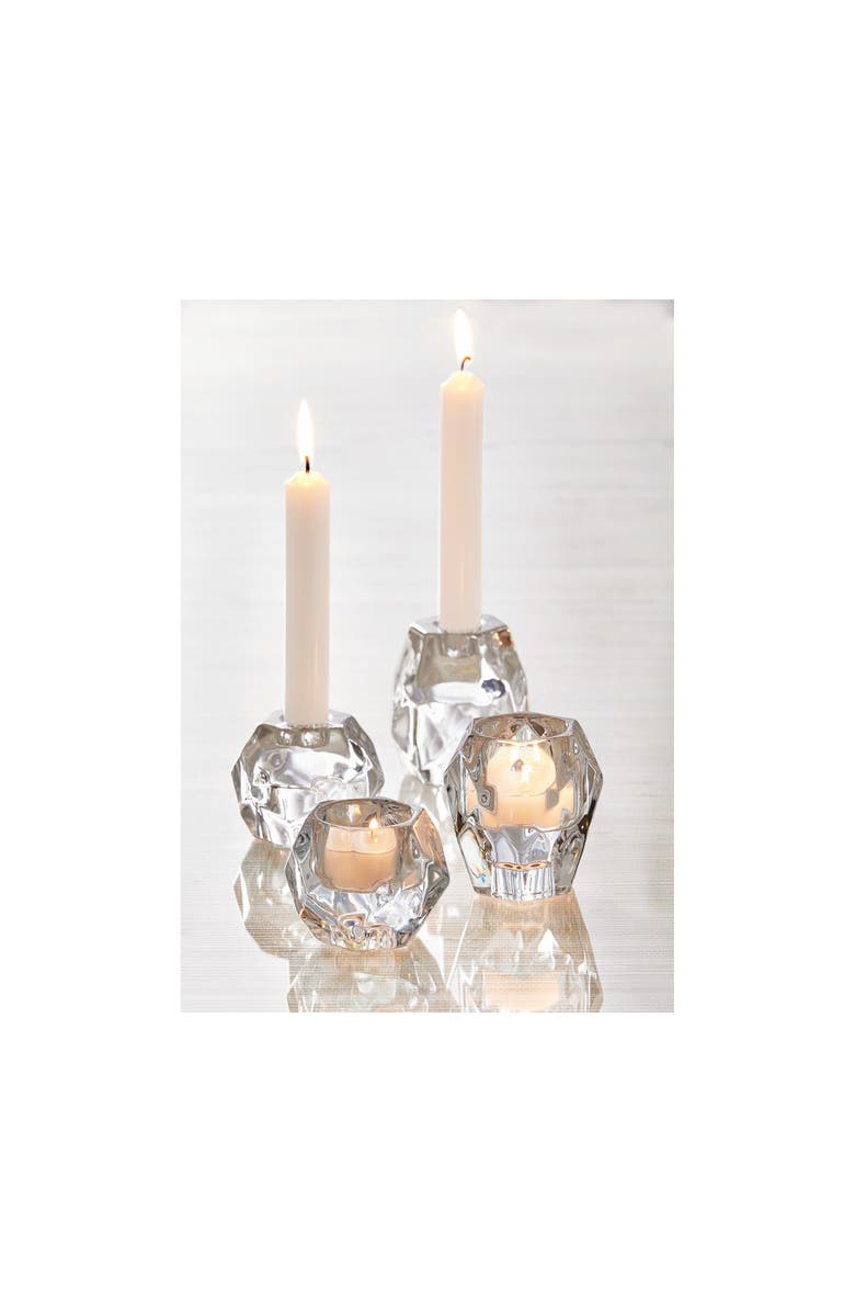 tag Chapel Mini Pillar Ivory Candles Set of 4 Unscented, Alternate, color, Beige