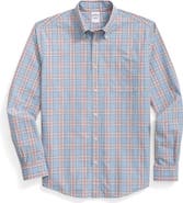 Brooks Brothers Friday Regular Fit Plaid Cotton Poplin Button-Down Shirt
