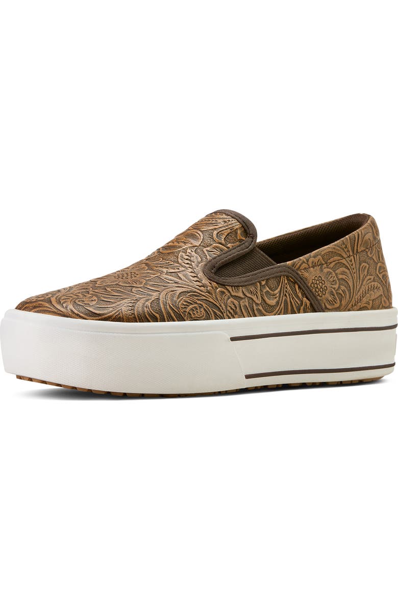 Ariat Skylar Slip-On Sneaker, Alternate, color, Brown Bomber