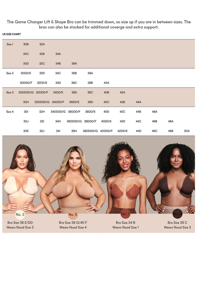 4-Pack Waterproof Adhesive Bras, Alternate, color, NO.5 SOFT TAN