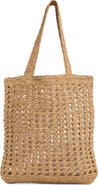 Collection XIIX Straw Tote Bag