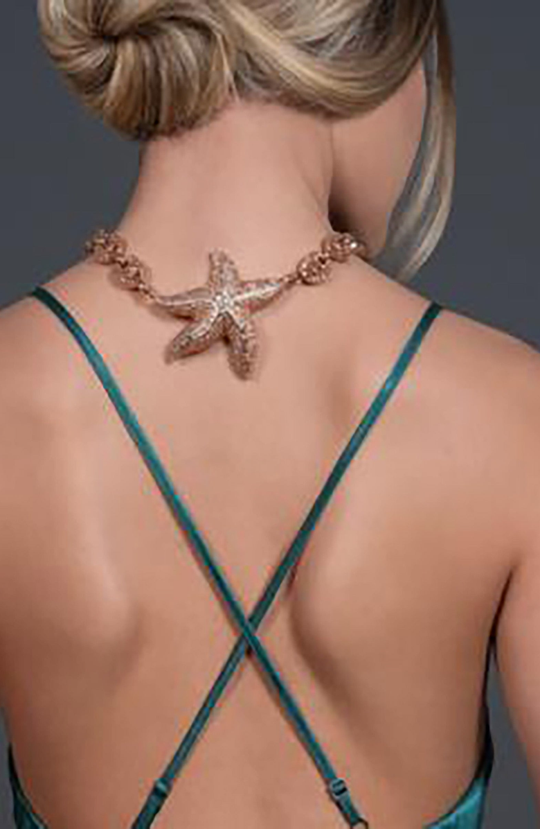 Samantha Siu - New York Under the Sea Necklace, Alternate, color, Abalone Shell