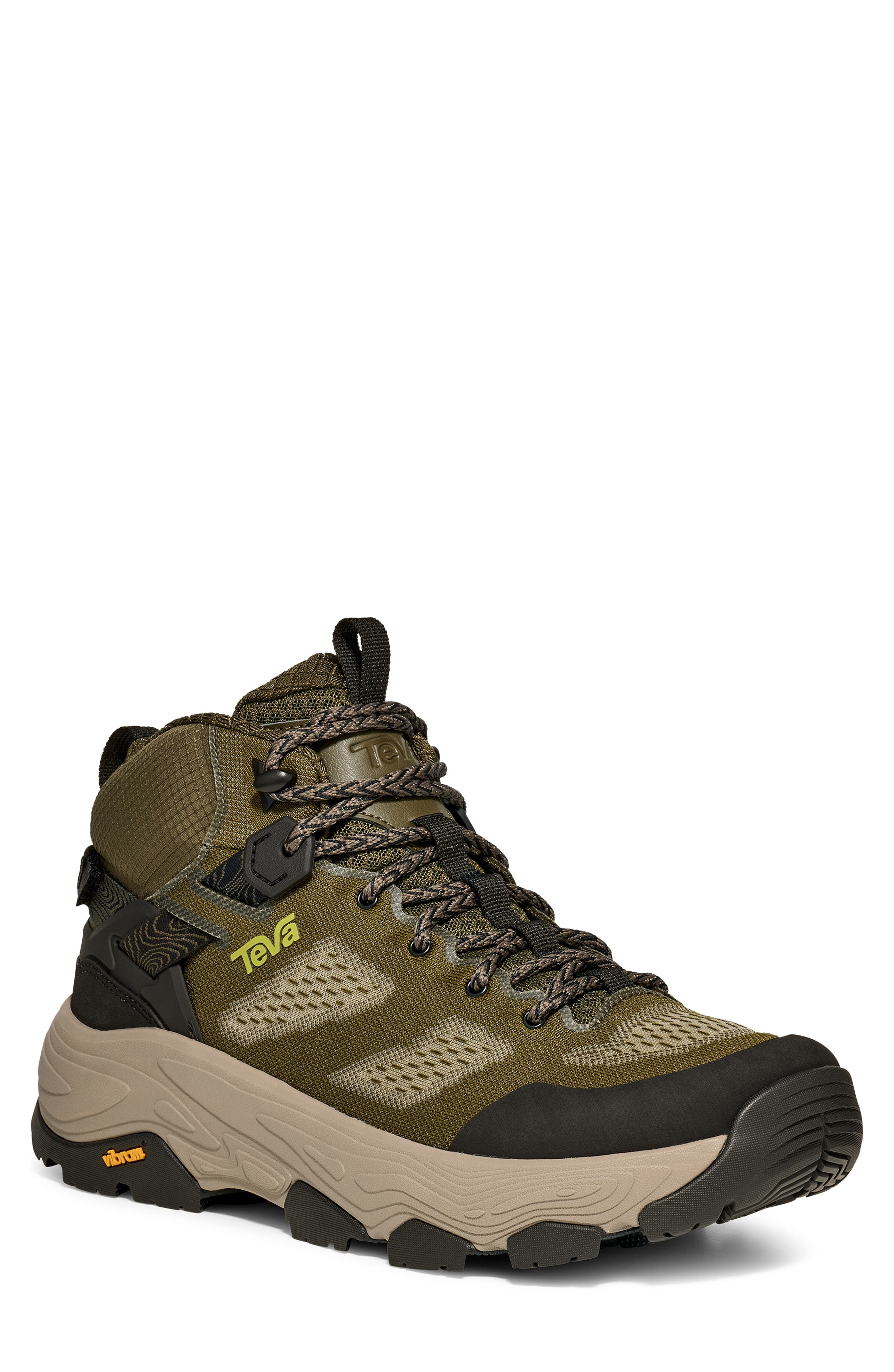 Grandview Max Vent Hiking Boot, Main, color, OLIVE