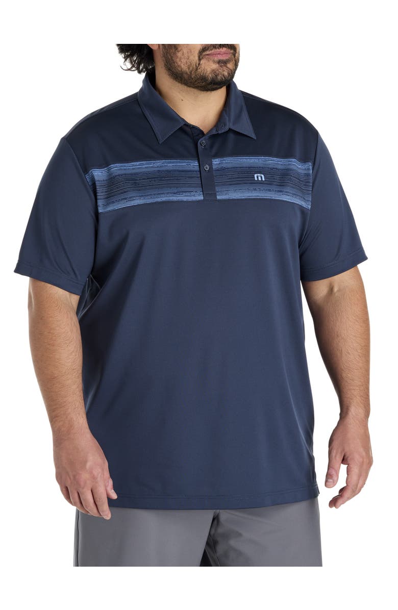TravisMathew Fit By DXL Big & Tall Rays Polo Shirt, Main, color, Blue Nights