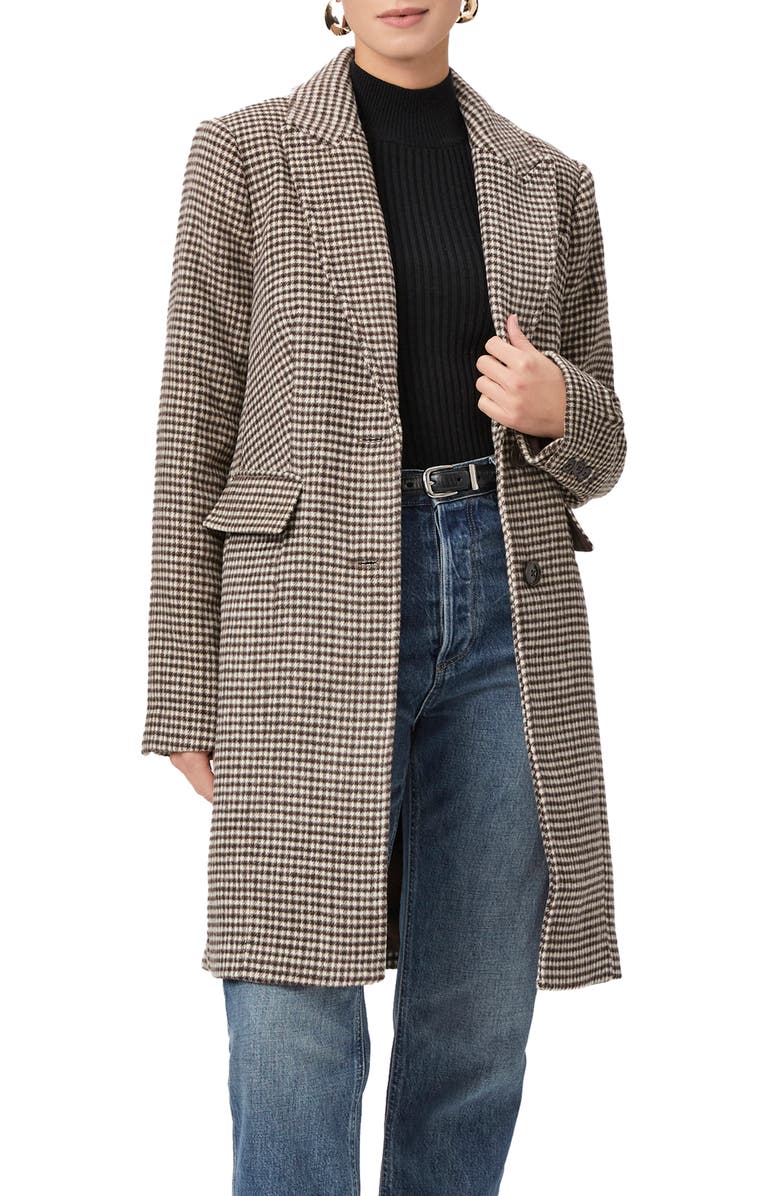 PAIGE Merav Check Coat, Main, color, 