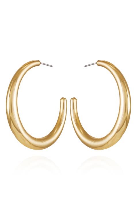 Graduated Hoop Earrings