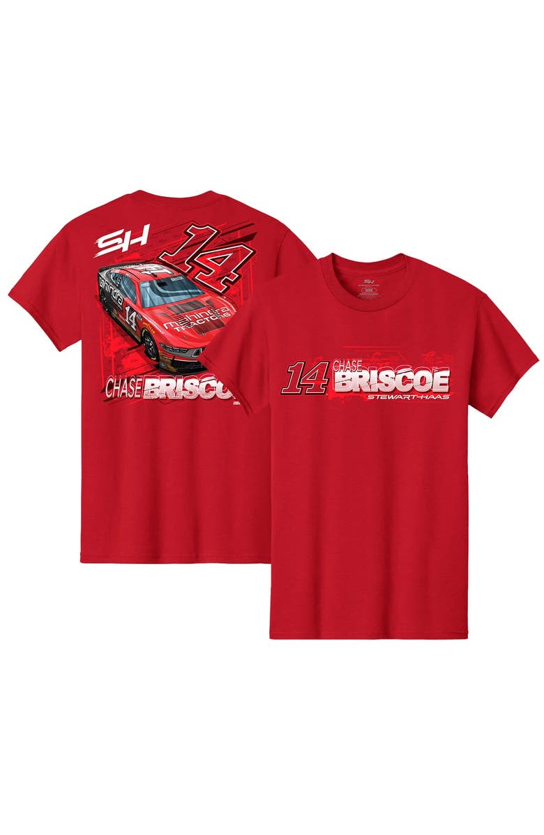 STEWART-HAAS RACING Men's Stewart-Haas Racing Team Collection  Red Chase Briscoe Car T-Shirt, Main, color, Red