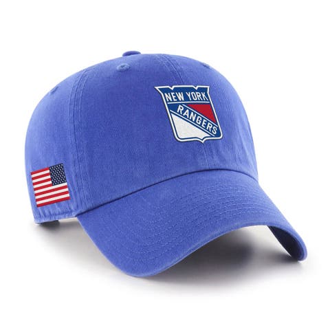 Unisex '47 Blue New York Rangers Heritage Flag Clean Up Adjustable Hat