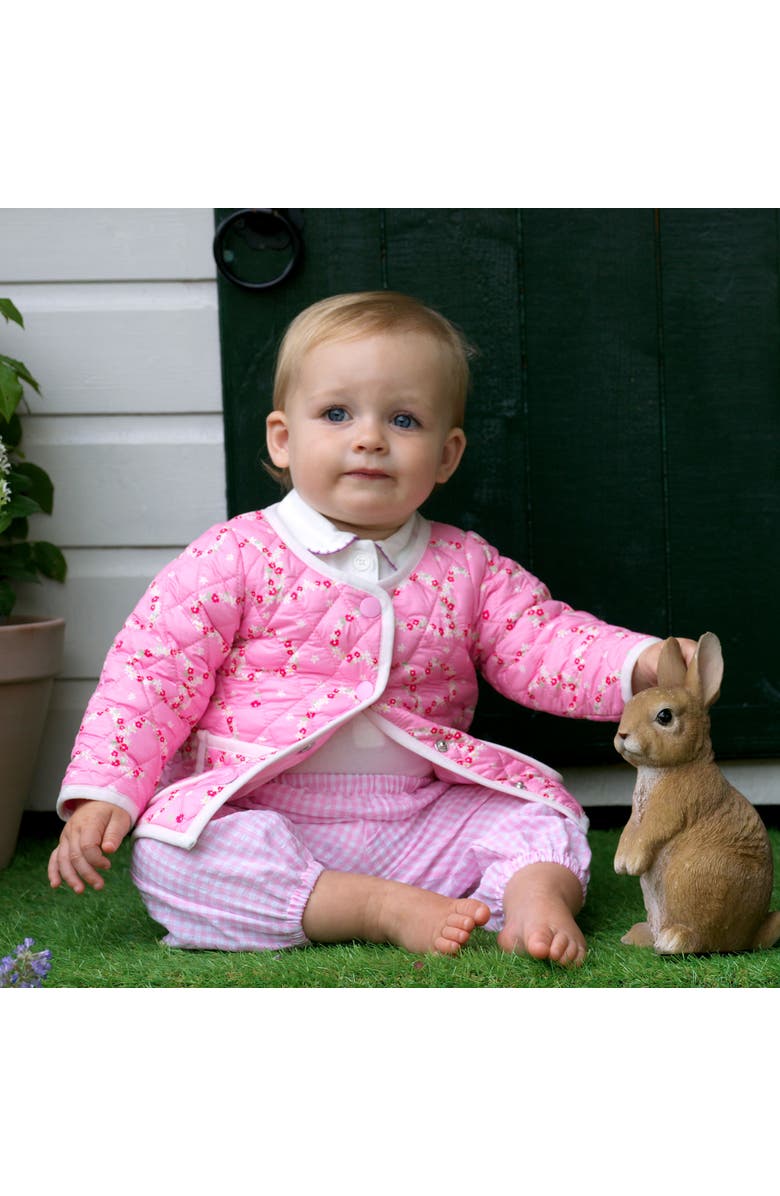 Rachel Riley Mini Daisy Bias Trim Jacket, Alternate, color,