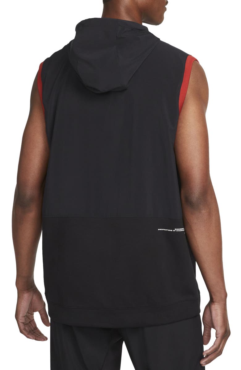 Nike Dri-FIT Sleeveless Hooded Pullover, Alternate, color,