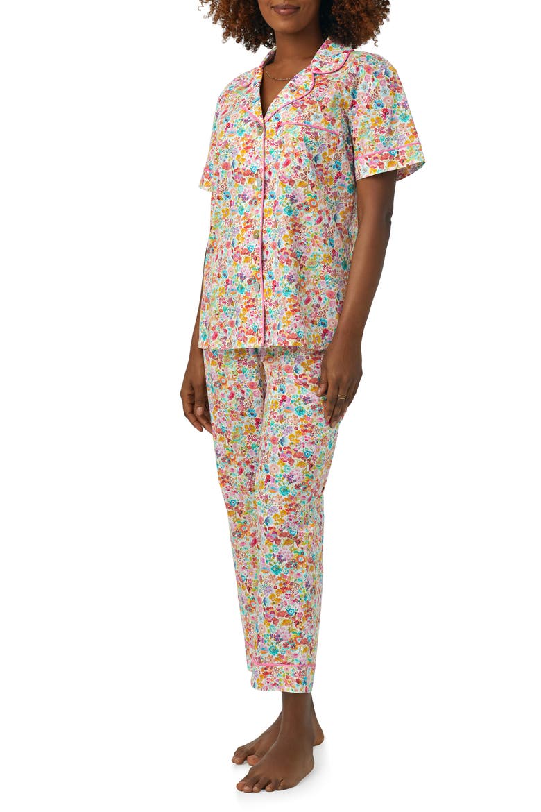 Classic Crop Pajamas, Alternate, color, CLASSIC MEADOW