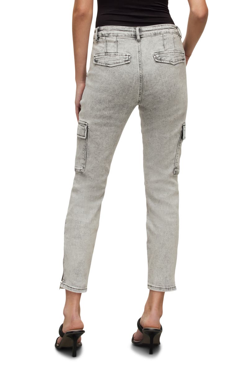 AllSaints Duran Skinny Cargo Jeans, Alternate, color, 