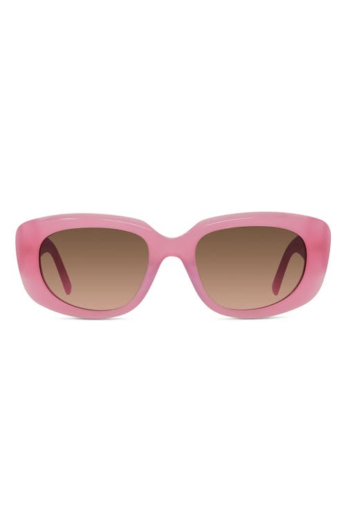 Givenchy Gv Day 54mm Geometric Sunglasses In Pink