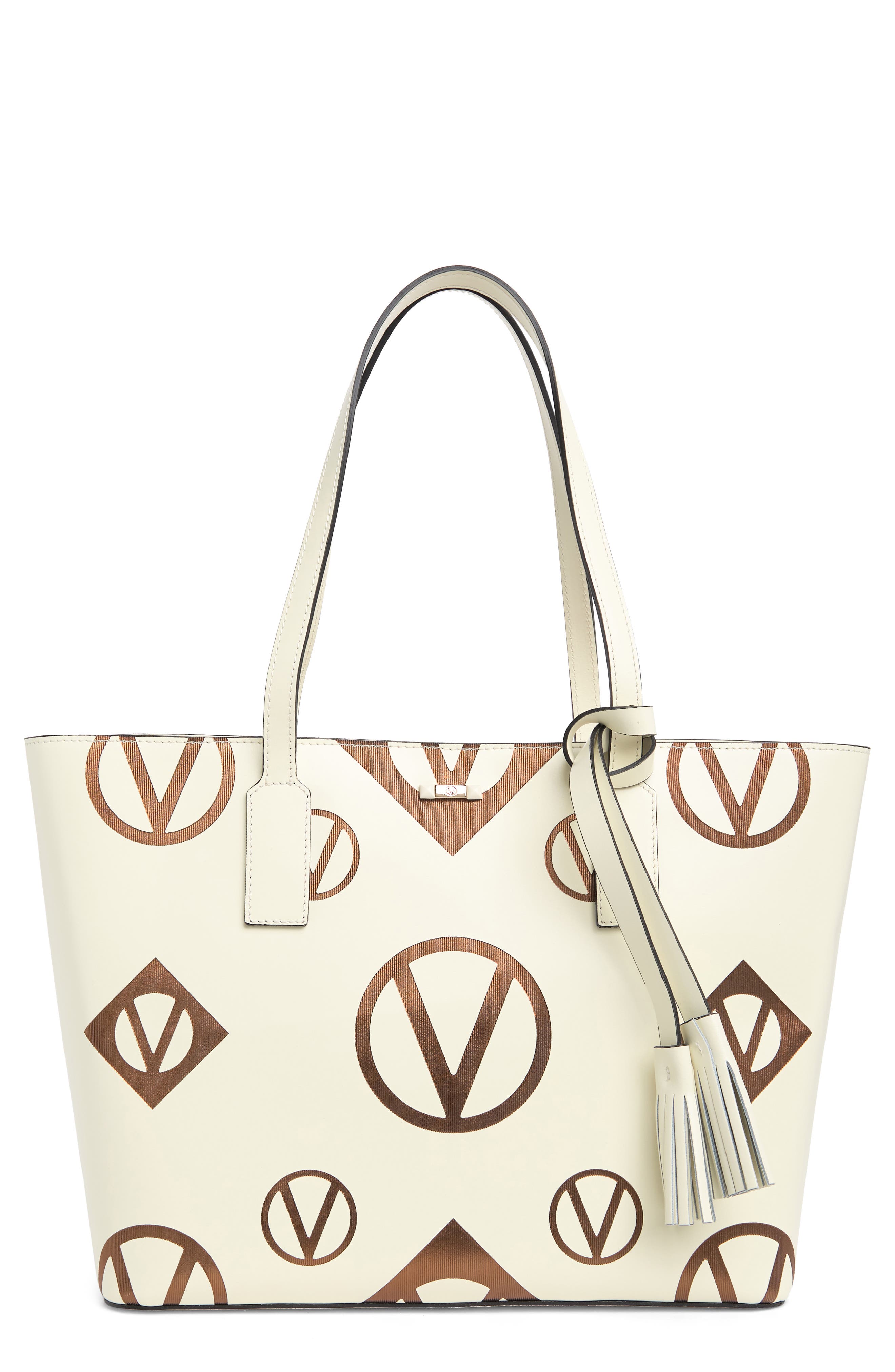 VALENTINO BY MARIO VALENTINO Soho Magnus Monogram Leather Tote (Women ...