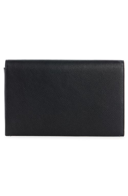 Givenchy Day Leather Flap Pouch In Black