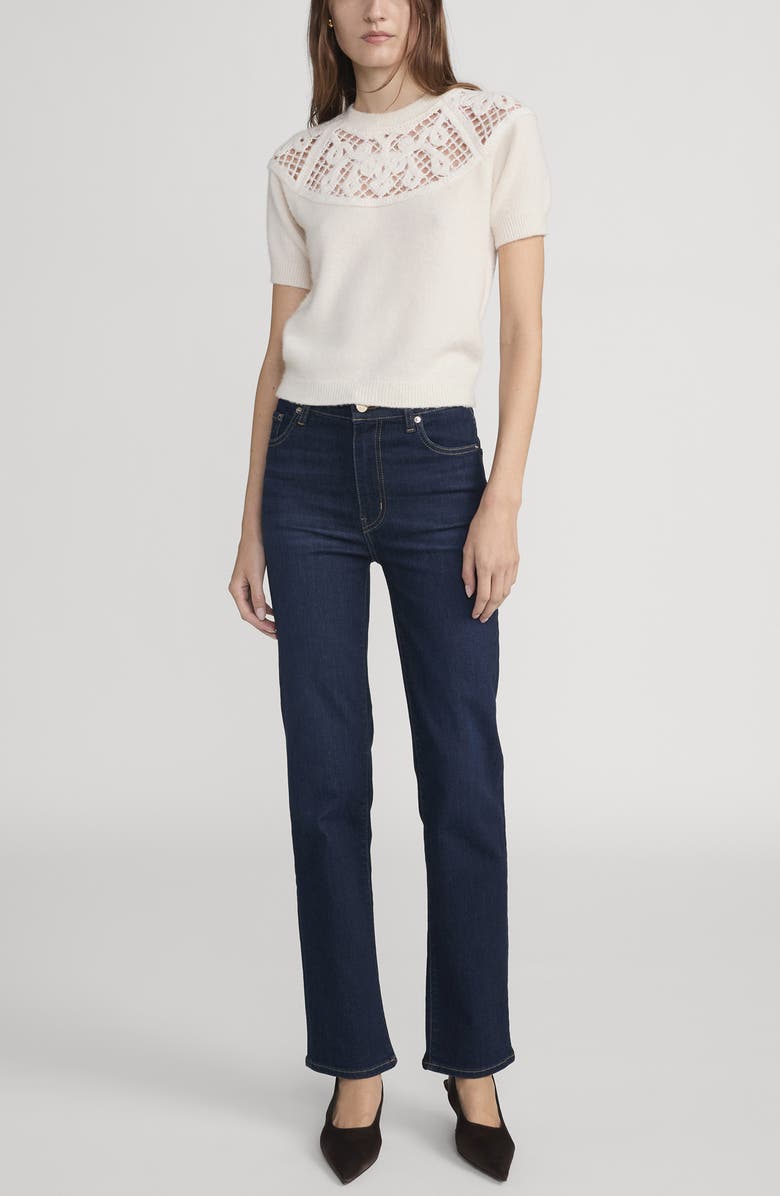 FRAME Le Sleek High Waist Ankle Straight Leg Jeans, Alternate, color, Fairway