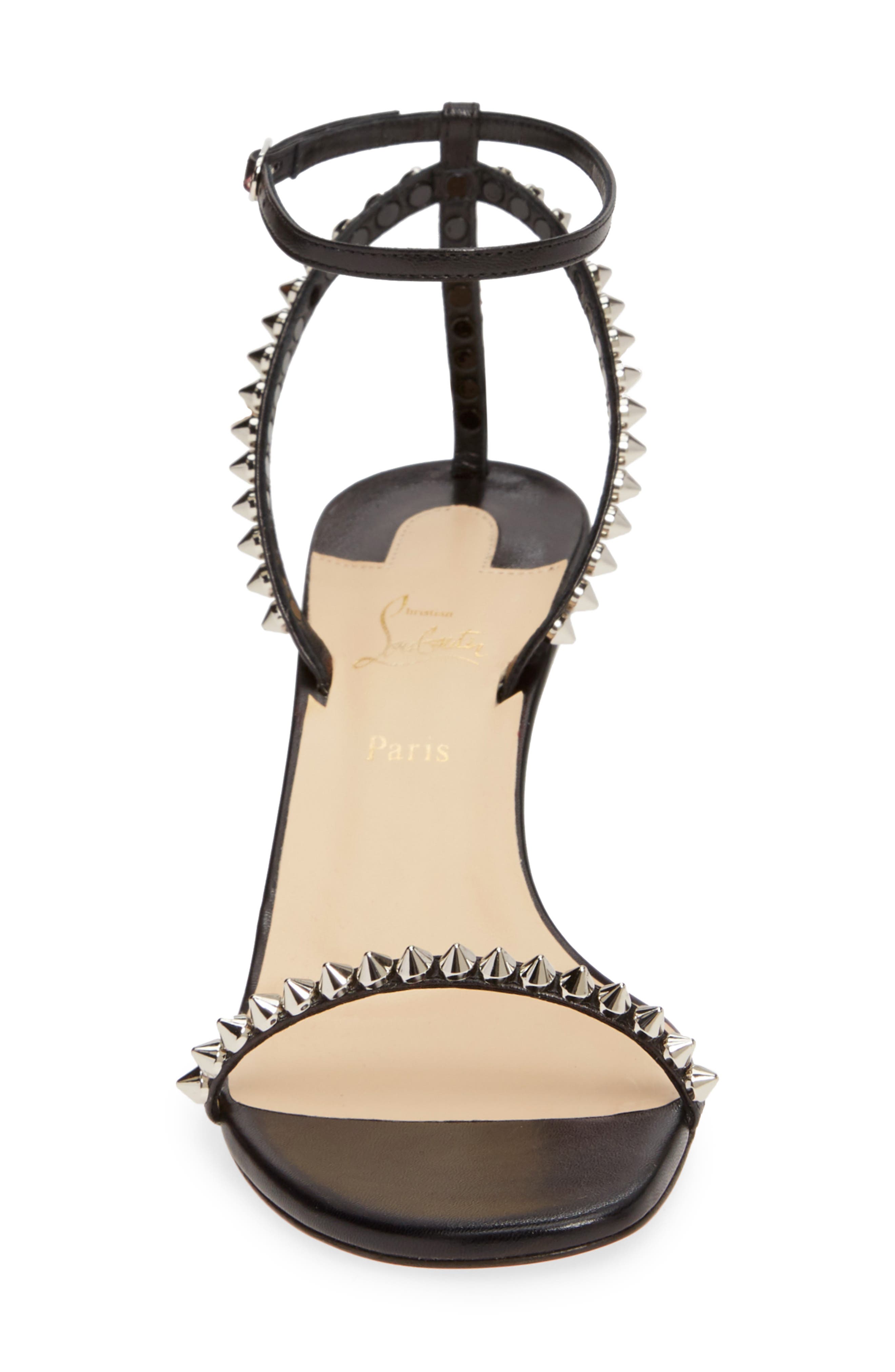 Christian Louboutin So Me Studded Sandal, Alternate, color, 