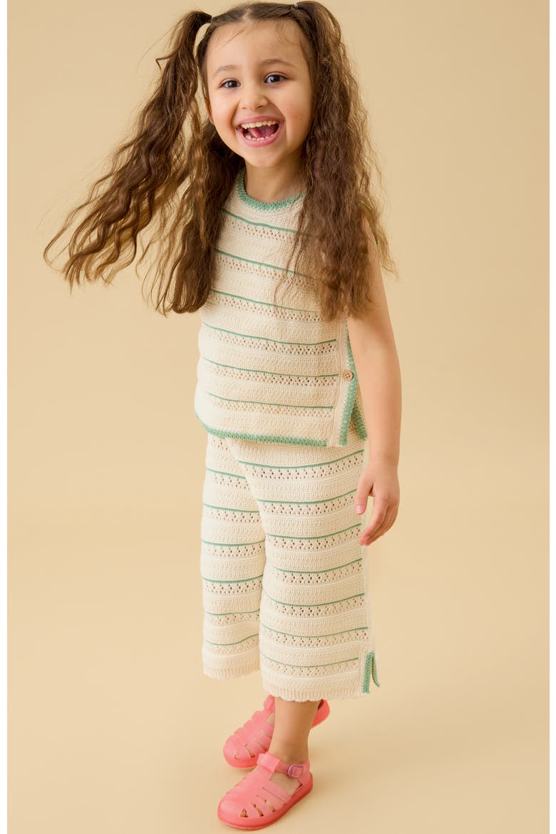 Stripe Knit Tank Top, Alternate, color, Gardenia Stripe